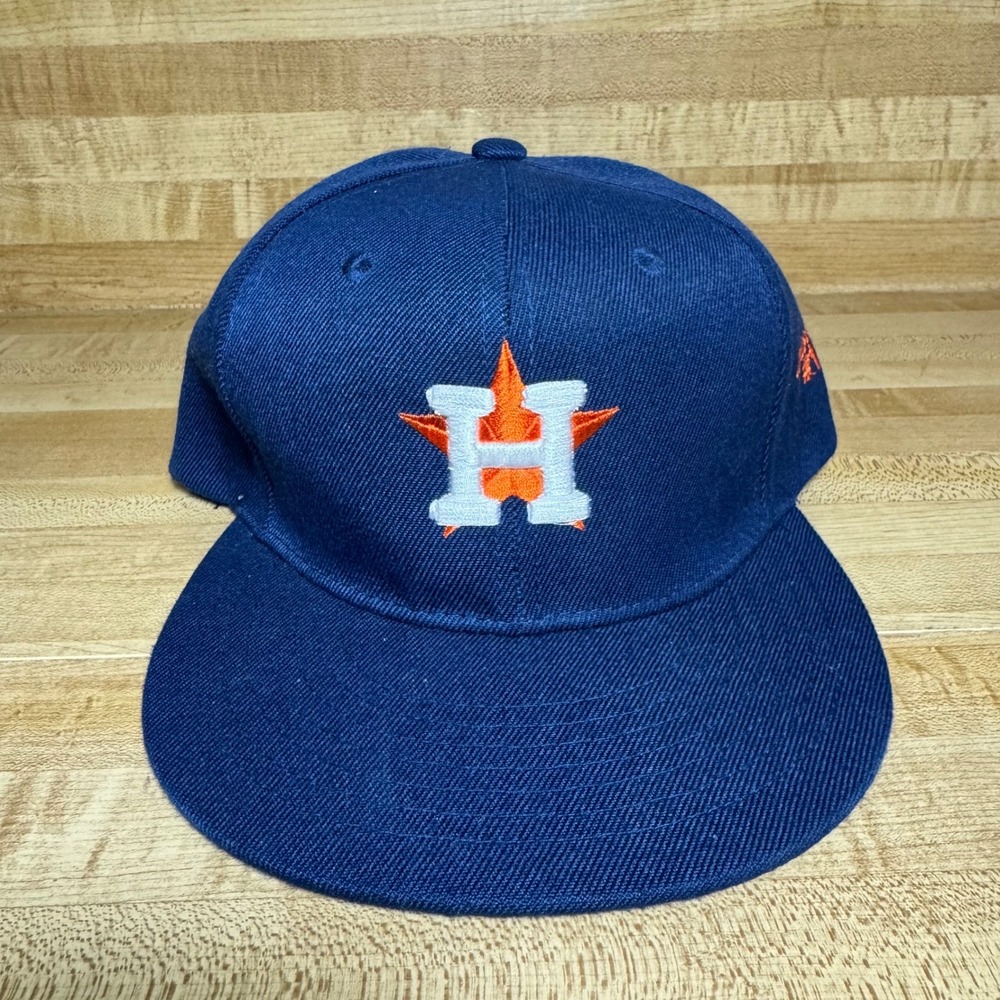 Houston Astros Carlos Correa #1 embroidered Snapback Hat Navy Blue Flat Brim Cap